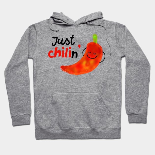 Just chilin Hoodie by punnygarden